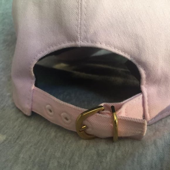 2 Great Condition Versace Hats, Black and Pink